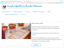 Tablet Screenshot of escuelainfantil-losrosales.com